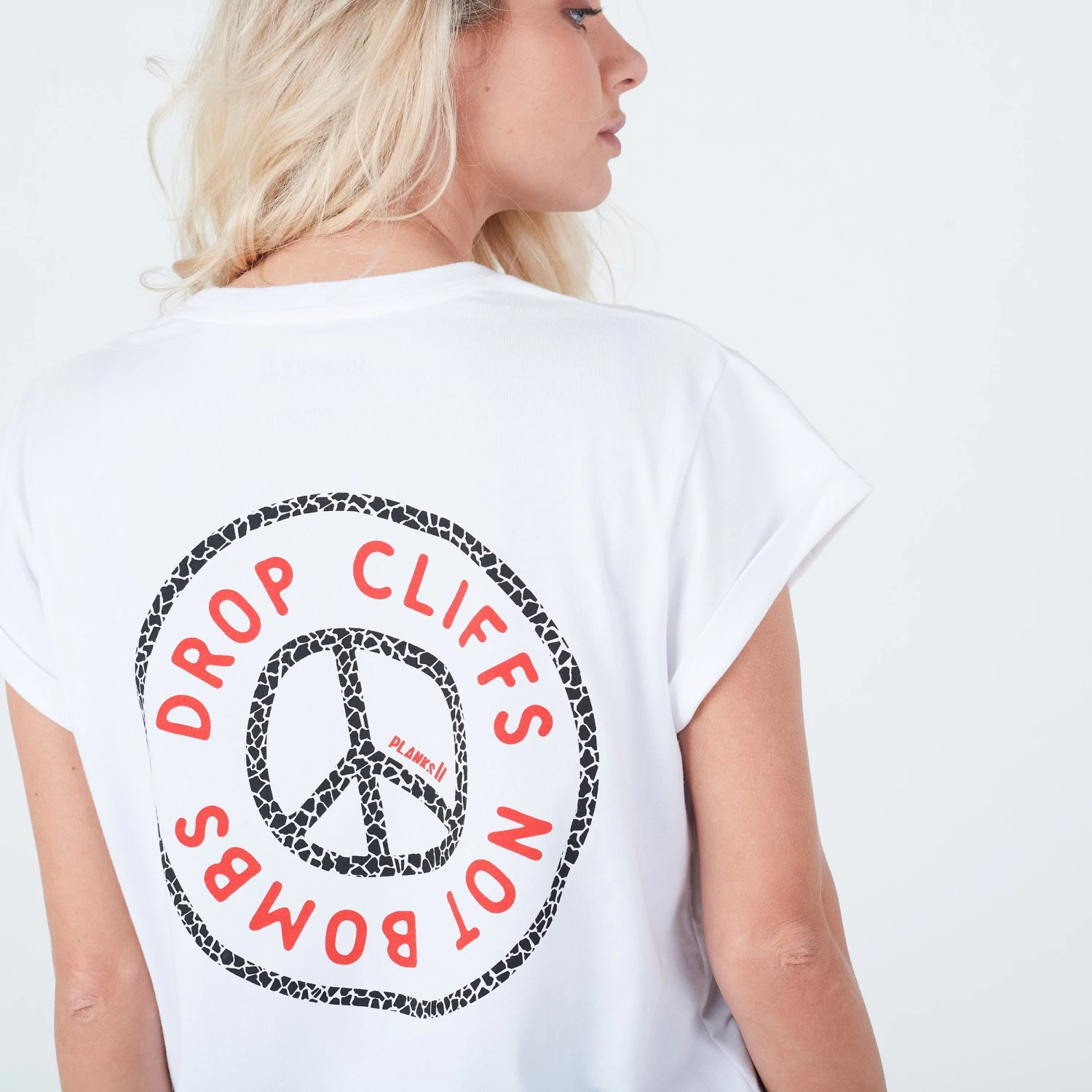 Planks Peace Relaxed Short Sleeve Tshirt Womens 6 Planks Peace Relaxed Short Sleeve Tshirt Womens - Image 4