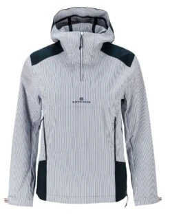 Amundsen Skauen Anorak Pinstripe Blue -Style Avenue Store 24541e10 7b5b 4de7 8e49 c34a65698ee3