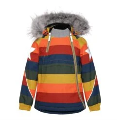 MOLO Hopla Fur Rainbow Jacket