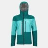 Ortovox - Women's Guardian Shell Jacket 1 Ortovox - Women's Guardian Shell Jacket -Style Avenue Store 70320 60801 3l guardian shell jacket w pacific green b 01