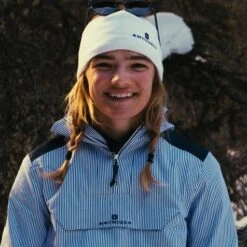 Amundsen Skauen Anorak Pinstripe Blue -Style Avenue Store ECOS AMU 01 SKA W IMG 5