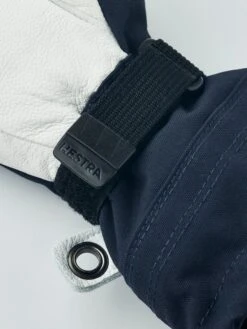 Hestra Army Leather Heli Ski Jr 3-finger Gloves -Style Avenue Store ECOS HES 20 HELI 3FIN JR Navy 6