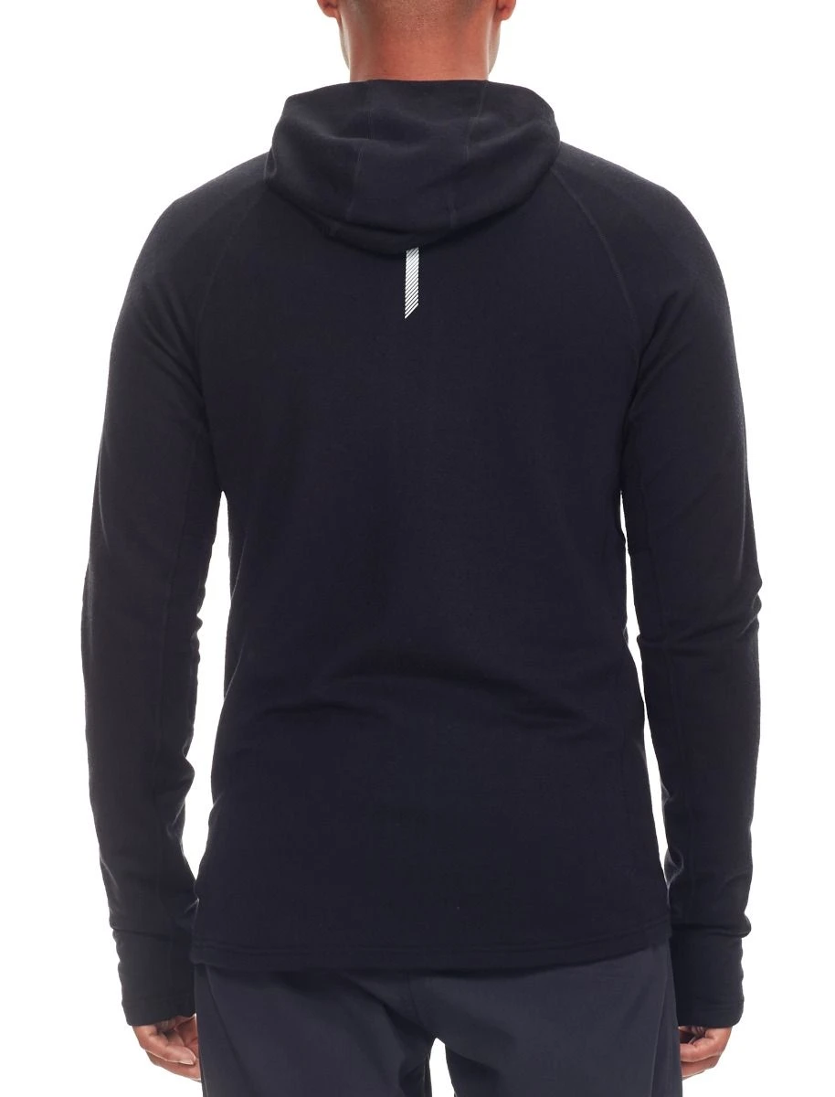 Icebreaker M Quantum III Long Sleeved Zip Hood Mens 5 Icebreaker M Quantum III Long Sleeved Zip Hood Mens - Image 3