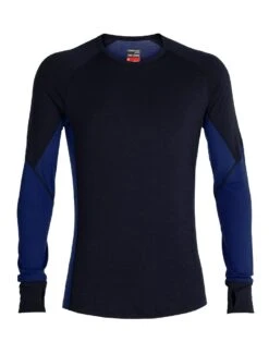 Icebreaker 260 Zone Long Sleeved Crewe Thermal Top Mens -Style Avenue Store fw21 men 260 zone ls crewe 104360078 8 1 3