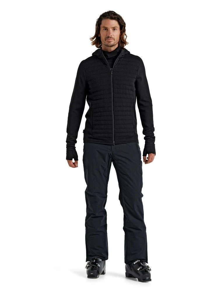 Icebreaker ZoneKnit Long Sleeved Zip Hood Mens 10 Icebreaker ZoneKnit Long Sleeved Zip Hood Mens - Image 8