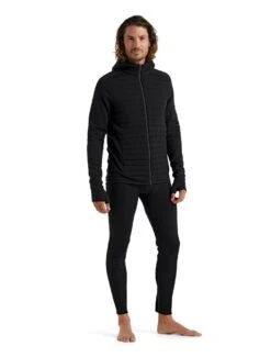 Icebreaker ZoneKnit Long Sleeved Zip Hood Mens 14 Icebreaker ZoneKnit Long Sleeved Zip Hood Mens -Style Avenue Store fw21 men zoneknit ls zip hoodie 0a59hh001 3 2