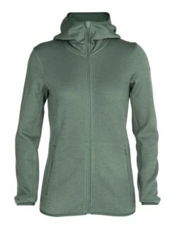 Icebreaker EleMtal Long Sleeved Zip Hood Womens -Style Avenue Store fw21 women elemental ls zip hood 105068065 496 1
