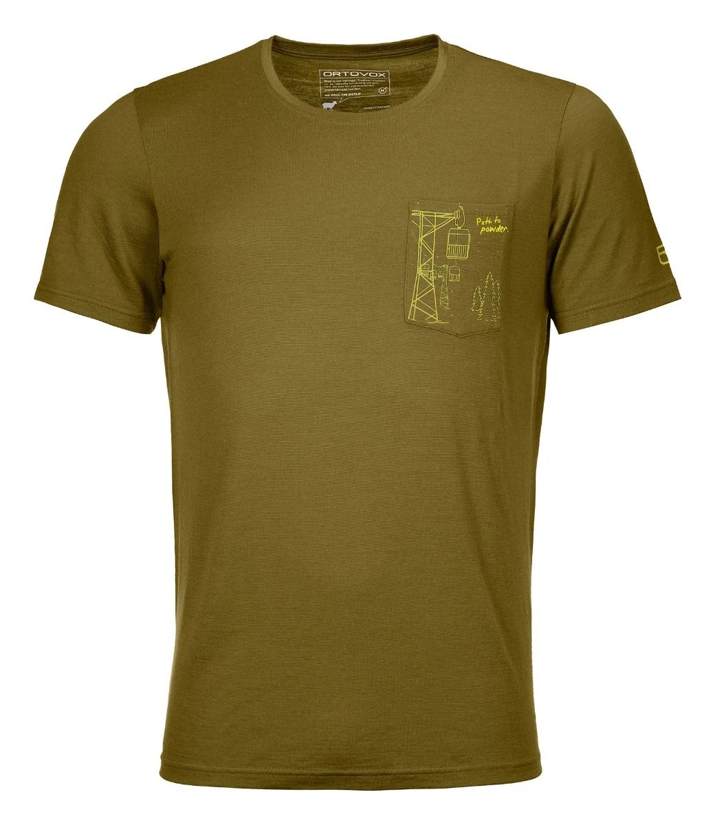 Ortovox 185 Merino Way To Powder T-Shirt 3 Ortovox 185 Merino Way To Powder T-Shirt