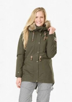 Picture Katniss Snow Jacket Womens 15 Picture Katniss Snow Jacket Womens -Style Avenue Store katniss jkt green image 3