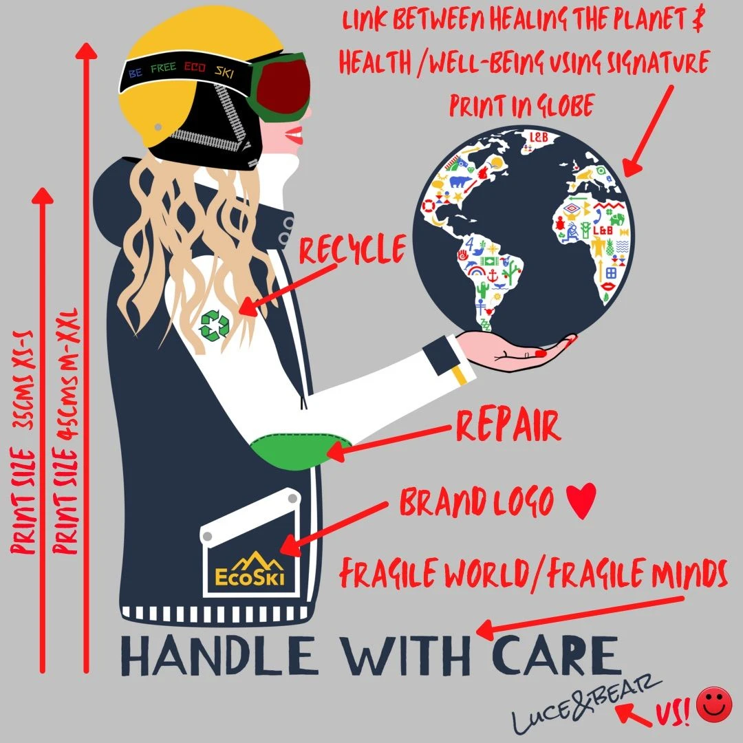 Luce & Bear "Handle With Care" Hoodie 8 Luce & Bear "Handle With Care" Hoodie - Image 6