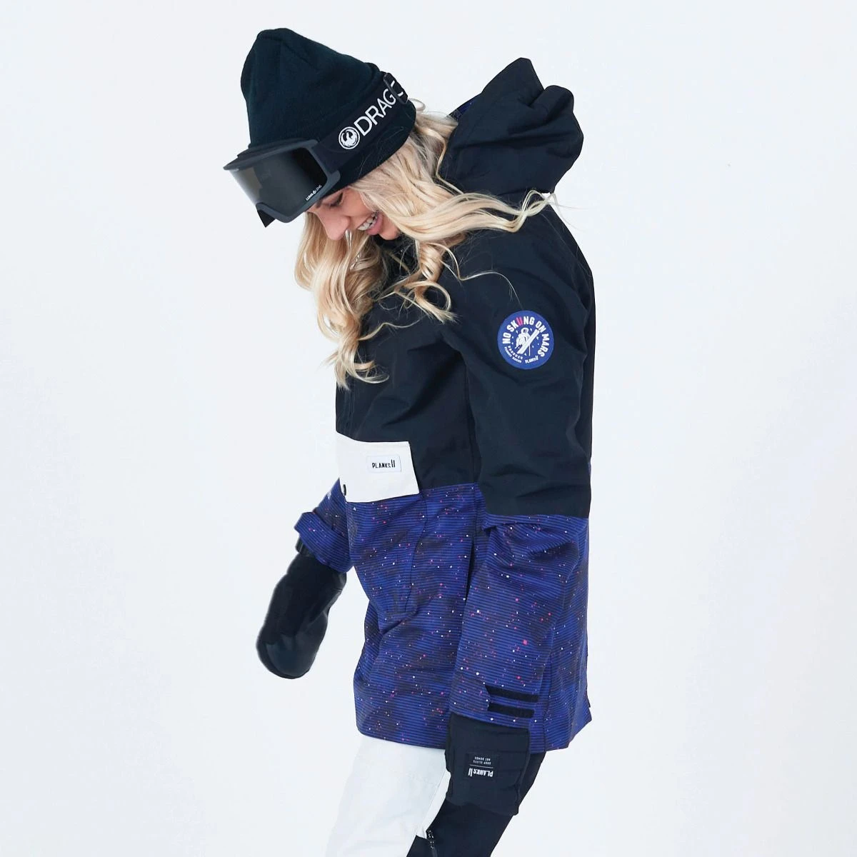 Planks - Women's 'No Skiing On Mars' Overstoke Anorak - Image 2