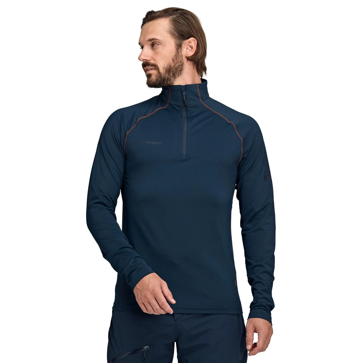 Mammut Snow Half Zip Pullover Midlayer Mens 4 Mammut Snow Half Zip Pullover Midlayer Mens - Image 2