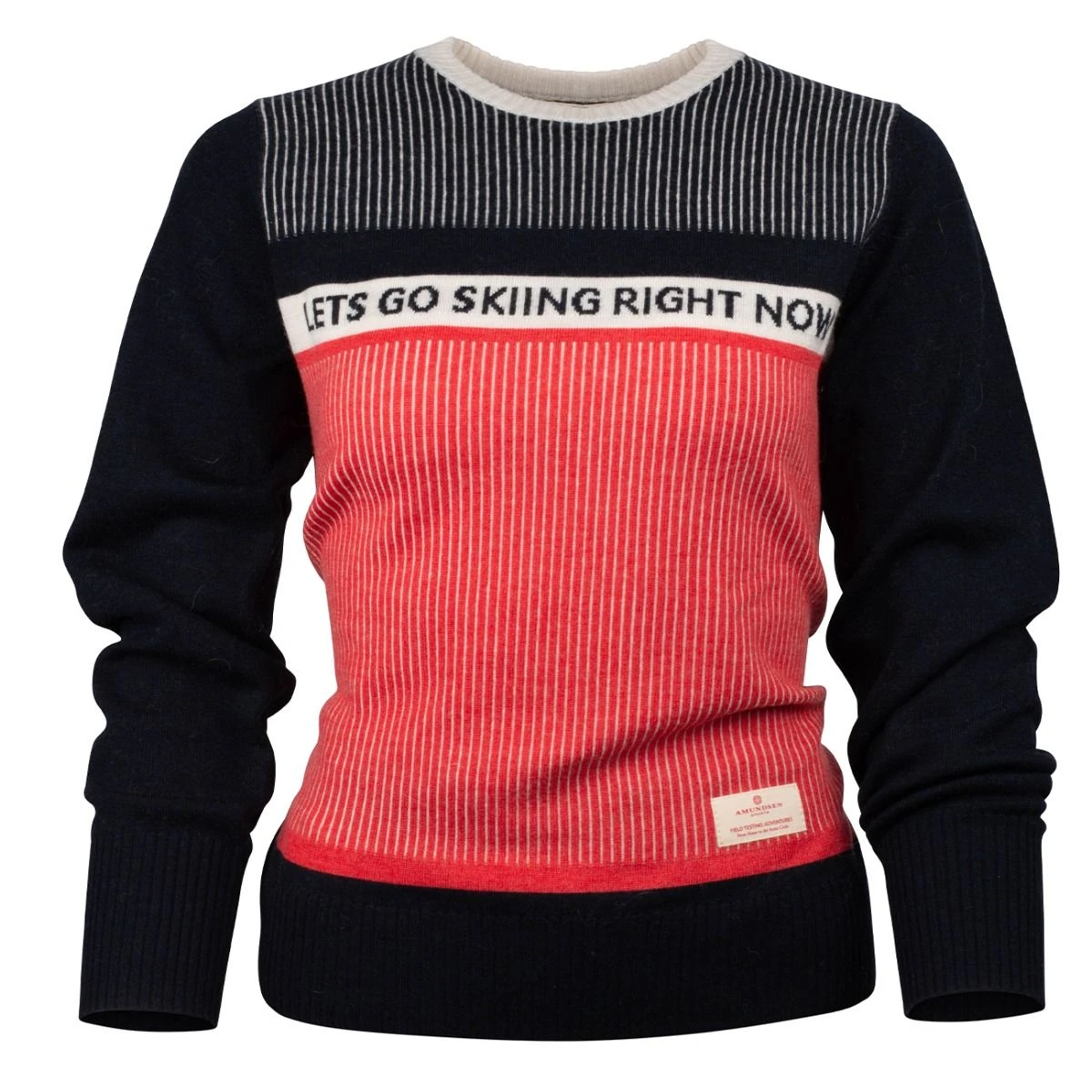 Amundsen Pinstripe Crew Womens 3 Amundsen Pinstripe Crew Womens